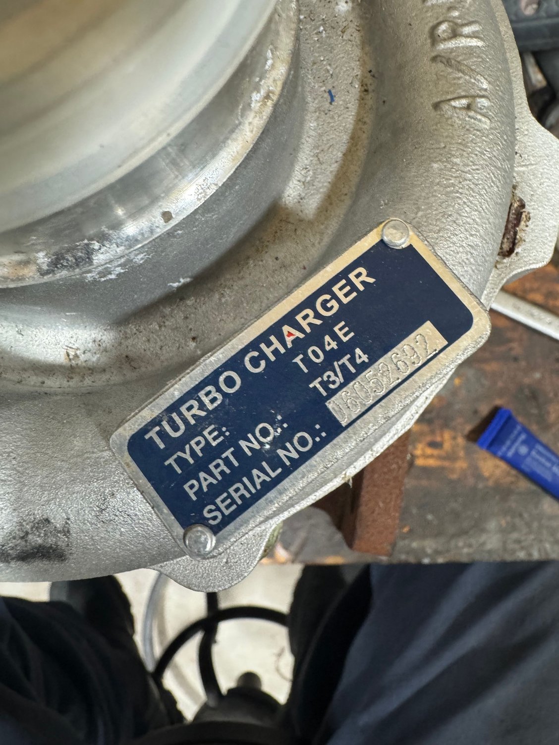 Pic of turbo tag. China knock off