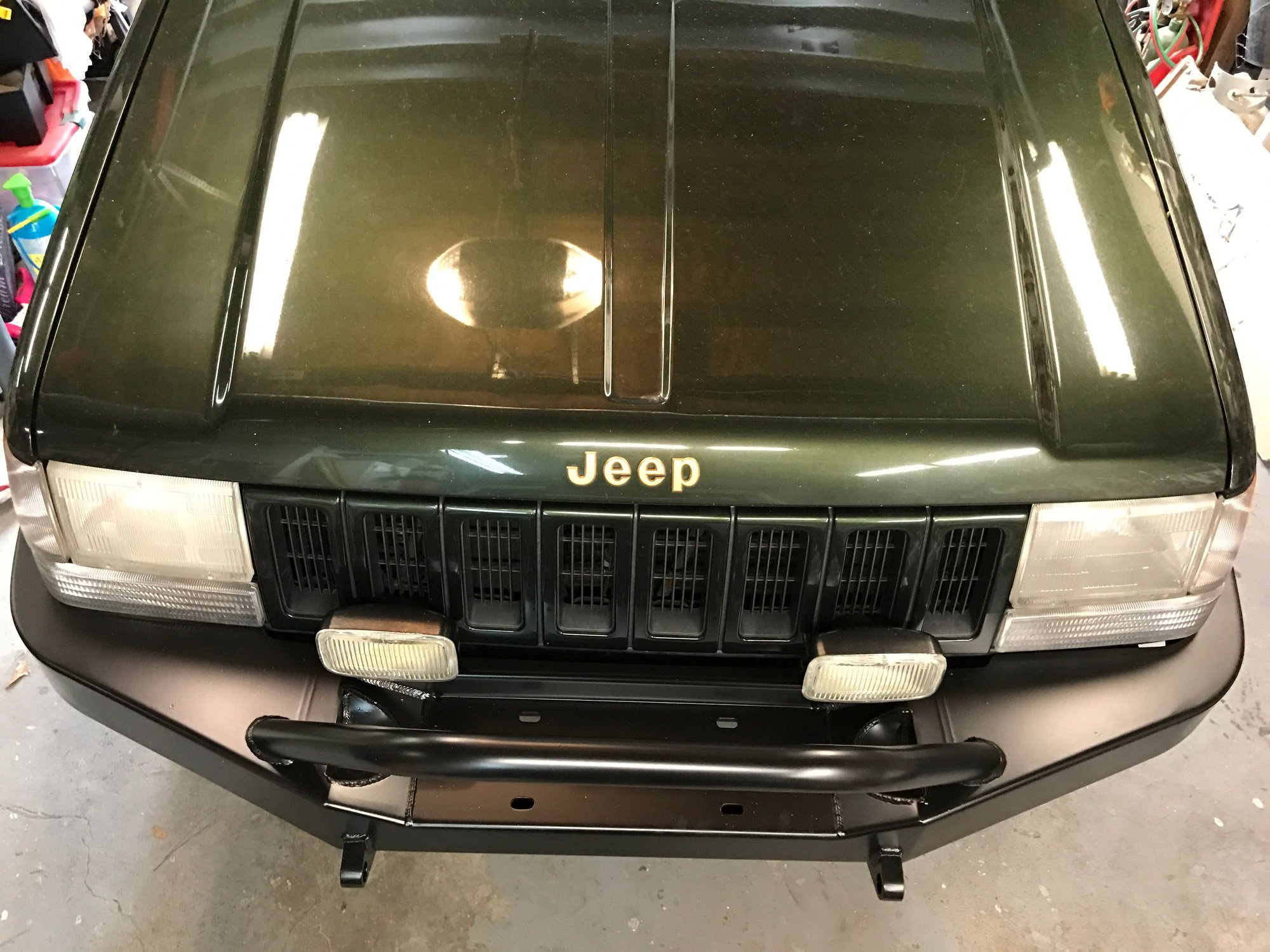 ZJ Hanson front bumper install Jeep Cherokee Forum