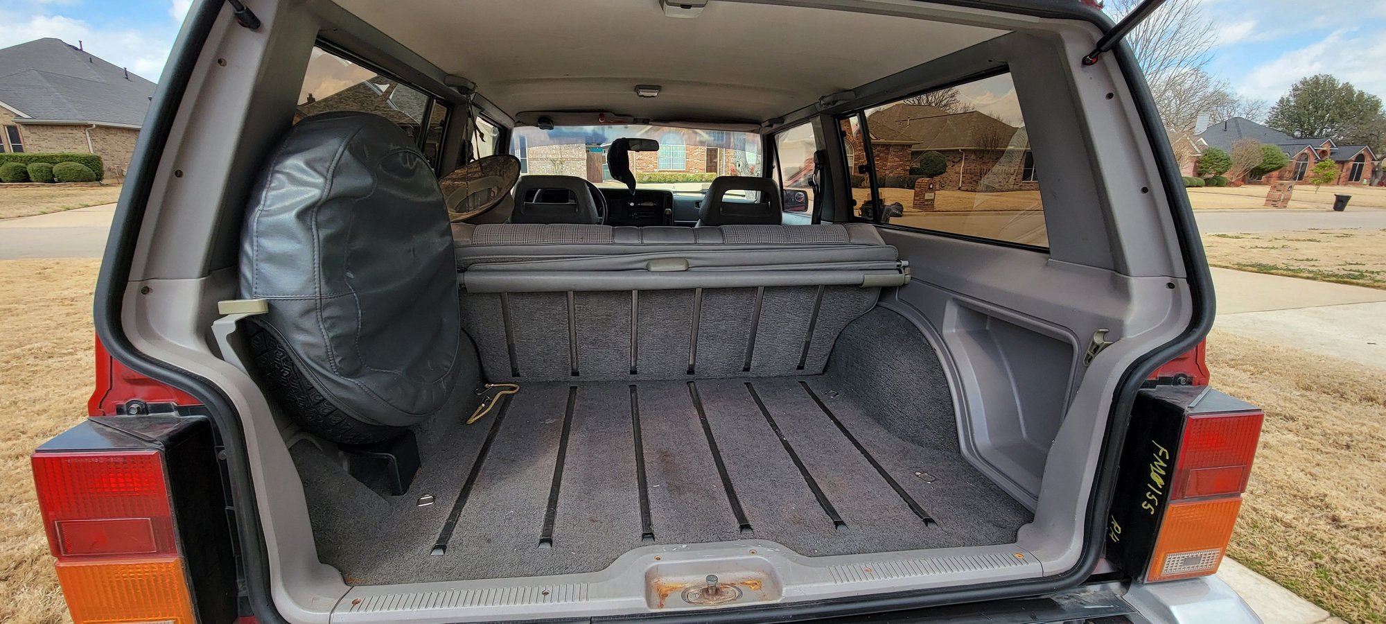 Rear all original interior.