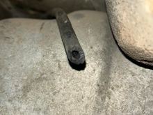 I measured the hose and it is roughly 3/8in. in diameter.