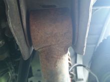 Passenger body side lower control arm