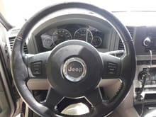 I swapped out a 08 Jeep Commanders Steering Wheel & Shift knob looks great!