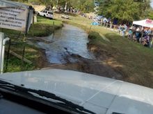 1st simulated water crossing.