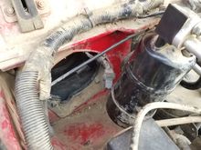 A/C was in the way and had to loosen the collar and try to bend it, didn't do much, but helped
