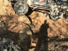 This was one of the many highlights of the trip. Everyone doubted me attempting this line. I was running low on fuel and in this picture I was actually leaning so hard it starved. I let it roll back to level out and one shot it from there when it cranked.