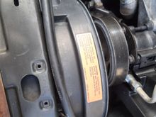 The electric fan shroud got a new sticker too! I also bought a second one of these as I might install another OEM electric fan in place of the mechanical one. Hense why I havent changed the mechanical fan shroud yet.