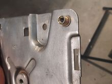 To temporarily remedy my problem, I put one in the main bracket as an achor point.