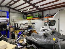 Paint booth has really taken up tons of space. 8’x12’x24’ I will be painting a few excursions next. 