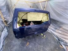 Ready to take out of my booth an additional exhaust fan made the booth a much more efficient spray