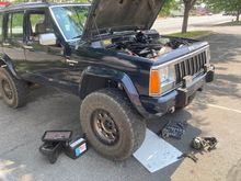 Then the alternator went out and I ended up changing it out in the parking lot of the parts store. It was 105 that day but I got it done. I left Moab and headed for New Mexico with my tail tucked. I will be back! 