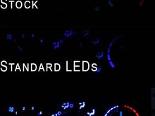 Comparison to regular LEDs and stock bulbs