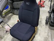 Rough country seat covers fit great and the wetsuit material looks and feels great