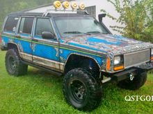 Front passenger side view. (no winch and roof rack yet - I need to put them back on still).