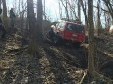Winching up the hill