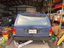 Mohawk made me a plate/ backup light bracket for led pods should be bright 