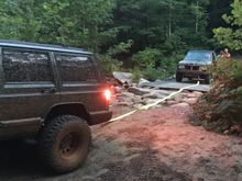 Helping out a broken down tracker