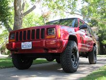 My 4WD with a 3" lift and 31 inch tires 