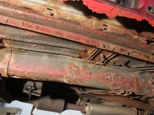1999 XJ Cherokee, 254,000 miles. Underside - Driver's Rocker Panel and Floor Pan - 3.