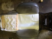 1 pad for the seat, 1 pad for the back (all the way to the top)