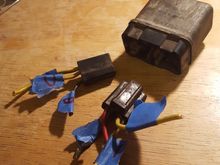 relay where wires had melted 2nd time around. what is it for? (friend says: heater choke relay). none of numbers show up when searched, not sure how to replace it. thought maybe there was an issue with this, that's why wires had melted right by it, and that's why I wanted to replace it.