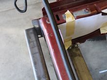 The weak front U shaped channel is coming off to be replaced by a 2 X 6 .120 wall rectangular tube.