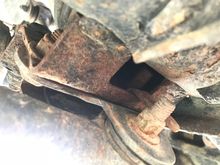 A view of the flag nut in the back 