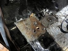 Found some rust under this seam. Not sure how I missed this initially but I started tackling it. Some spots were pretty weak so I made a patch. 