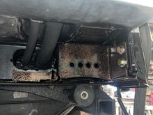 Shackle brackets installed 