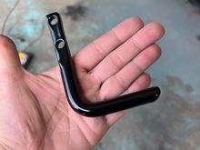 I also powder coated this little tailpipe hanger I made a while back. 