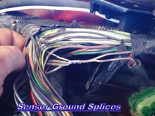 Sensor ground wires
