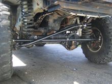 Iron Rock Off Road steering with 5/8" rod end upgrade