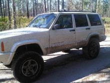 my jeep all muddy