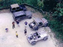 top of a fire tower looking down