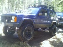 parked on a stump