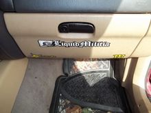 Fixed the glove box