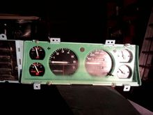 Green dash cluster.