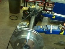 TSM disc brake conversion for the rear  axle
