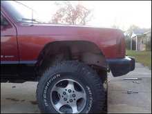 fronts all trimmed up