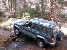 I had to test it out and make sure it was still a Jeep. Yep!