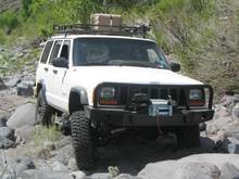 Dump rocks hit my pinch lip !