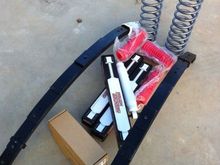 3" Rough Country lift with new coils and new leaf springs and all the hardware.