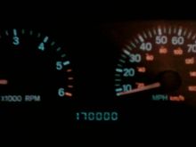 He just reached the 170,000 miles (Oct. 22, 2011)