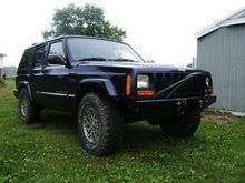 new front bumper stock height with the 31" mud terrains