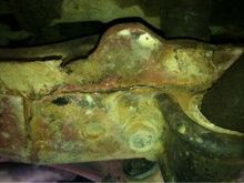 Cracked underneath as well damn xjs