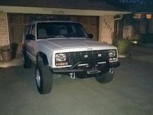 winch bumper installed