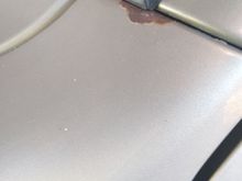 rust spot on drivers fender