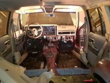 Floors partially stripped and bedlined. Holes repaired. Still have not pulled the dash middle of the floor.