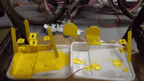 Dipped the hangers.