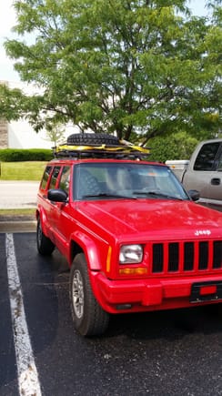 Finally put my roof rack to use