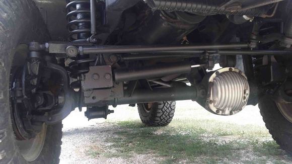 "Over the top" steering on wrangler. drove like a car again!